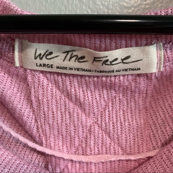 We the Free Free People Pink long Sleeve Tunic Top-Lg - Picture 3 of 8